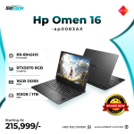 HP OMEN 16-ap0083AX (2025) – Ryzen 9 8945HX, RTX 5070 8GB, 16GB DDR5, 512GB/1TB SSD, 16-inch 2.5K 240Hz Gaming Laptop