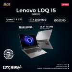 Lenovo LOQ 15AHP10 (2025)  | Ryzen 5 220 | RTX 5050 8GB | 16GB RAM 512GB SSD. 15.6” FHD 144Hz Display.